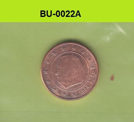 S1-BUU-0022-M44 Belgie 1 CENT UNC 2004 KM224