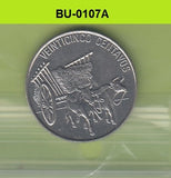 S1-BUU-0107-M31 DOMINICAN REPUBLIC 25 CENTAVOS XF 1991 KM71.1