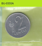 S1-BUU-0355-M01 LITHUANIA 2 CENTAI UNC 1991 KM86