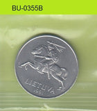 S1-BUU-0355-M01 LITHUANIA 2 CENTAI UNC 1991 KM86