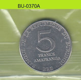 S1-BUU-0370-M07 Burundi 5 franc UNC 1980 KM20