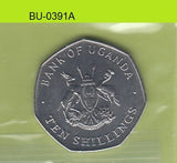 S1-BUU-0391-M01 UGANDA 10 SHILLING UNC 1987 KM30
