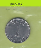 S1-BUU-0432-M04 BRAZIL 1 CRUZADO UNC 1988 KM605