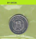 S1-BUU-0453-M02 ICELAND 1 KRONA VF 1999 KM27A