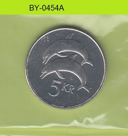 S1-BUU-0454-M02 ICELAND 5 KRONUR UNC 1996 KM28A