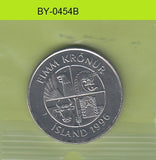 S1-BUU-0454-M02 ICELAND 5 KRONUR UNC 1996 KM28A