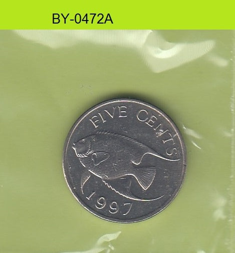 S1-BUU-0472-M01 BERMUDA 5 CENTS UNC 1997 KM45