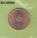 S1-BUU-0599-M06 GREAT BRITAIN 1/2 PENNY UNC 1971 KM914