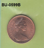 S1-BUU-0599-M06 GREAT BRITAIN 1/2 PENNY UNC 1971 KM914