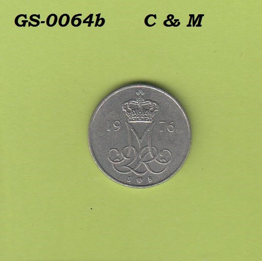 S1-GES-0064 Denemarken 10 ORE 1976  H-SB XF KM860.1