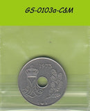 S1-GES-0103 Denemarken 25 ORE 1973  H-SB XF KM861.1