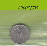 S1-GES-0377 Zweden 25 ORE 1964   VF KM836