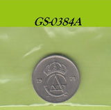 S1-GES-0384 Zweden 25 ORE 1971    KM836