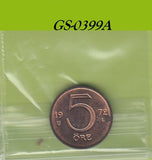 S1-GES-0399 Zweden 5 ORE 1972   XF KM845