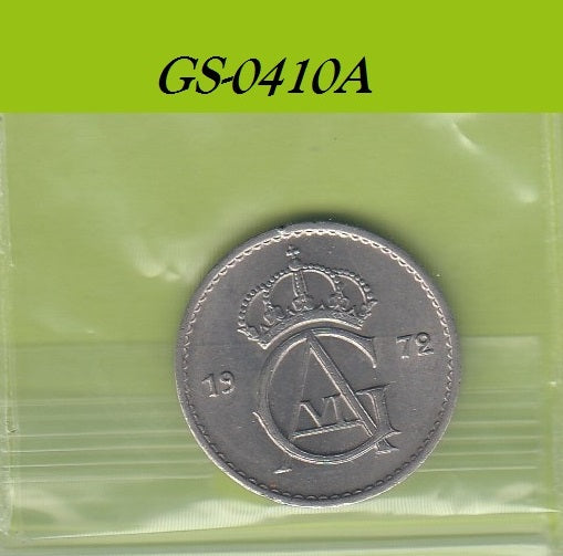 S1-GES-0410 Zweden 50 ORE 1972   XF/UNC KM837