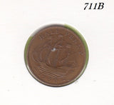 S1-GES-0711 Verenigd Koninkrijk 1/2 PENNY 1950    KM868