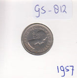 S1-GES-0812 Verenigd Koninkrijk 6 PENNY 1957   XF  KM903