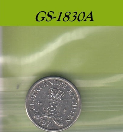 S1-GES-1830 Antillen 10 CENT 1971    KM10