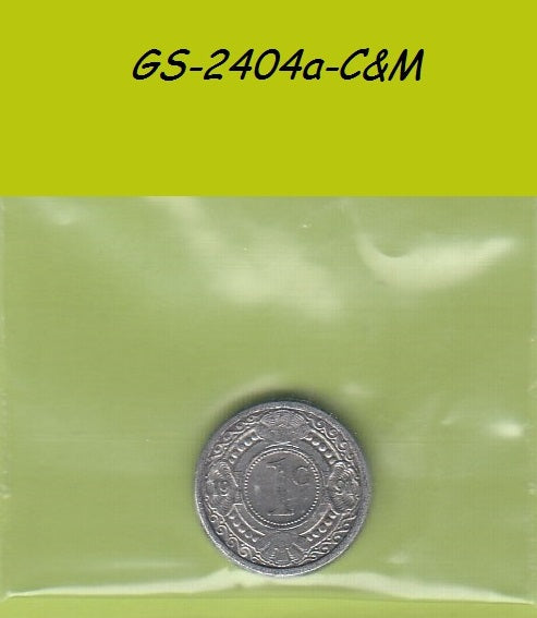 S1-GES-2404 Antillen 1 CENT 1991    KM32