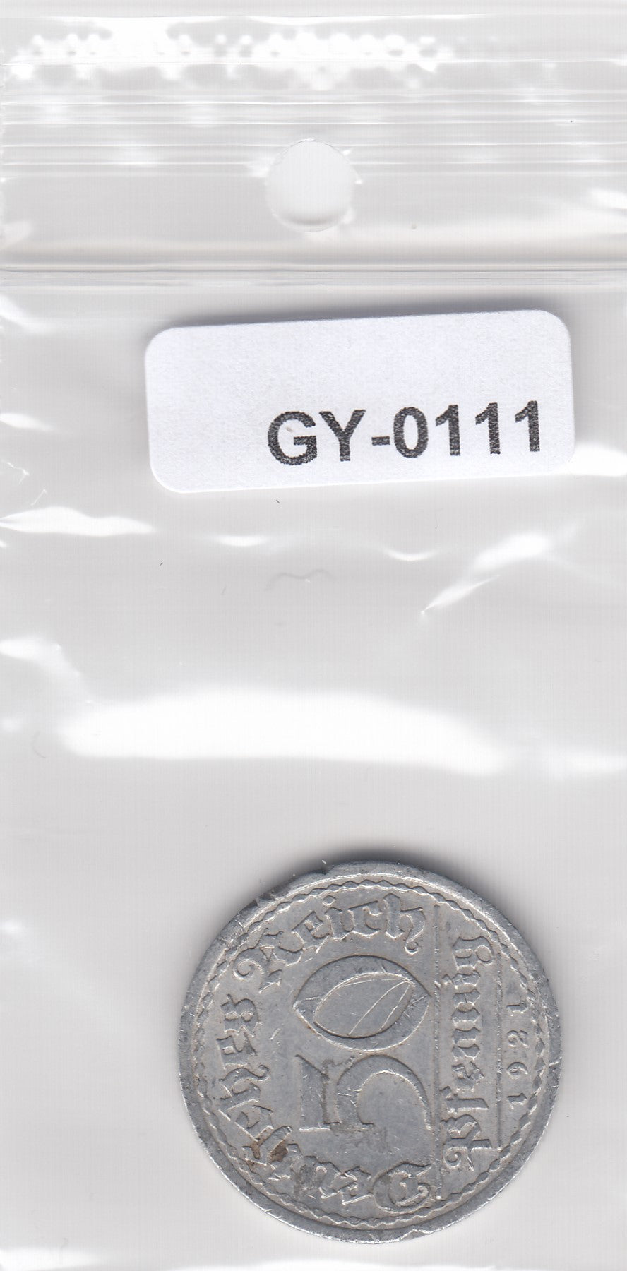 S1-GY1-0111 DUITSLAND 50 pfennig 1921 A VF KM27