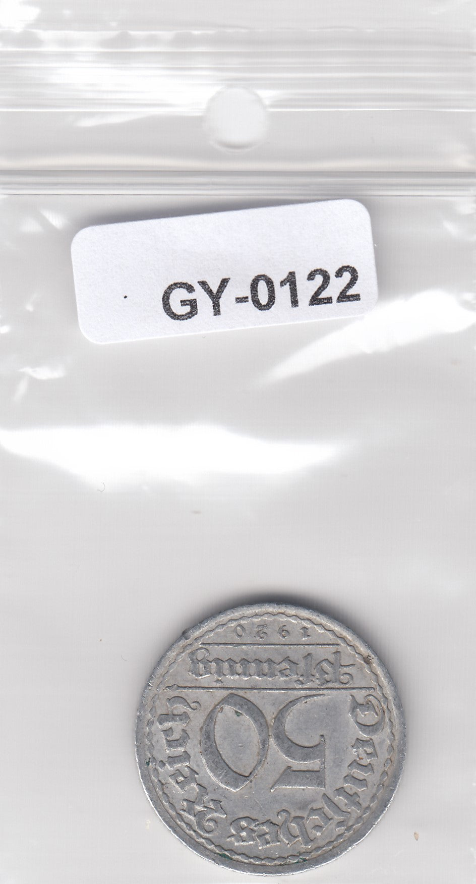 S1-GY1-0122 DUITSLAND 50 pfennig 1920 A VF KM27