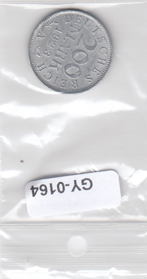 S1-GY1-0164 DUITSLAND 200  mark 1923 A XF/UNC KM35