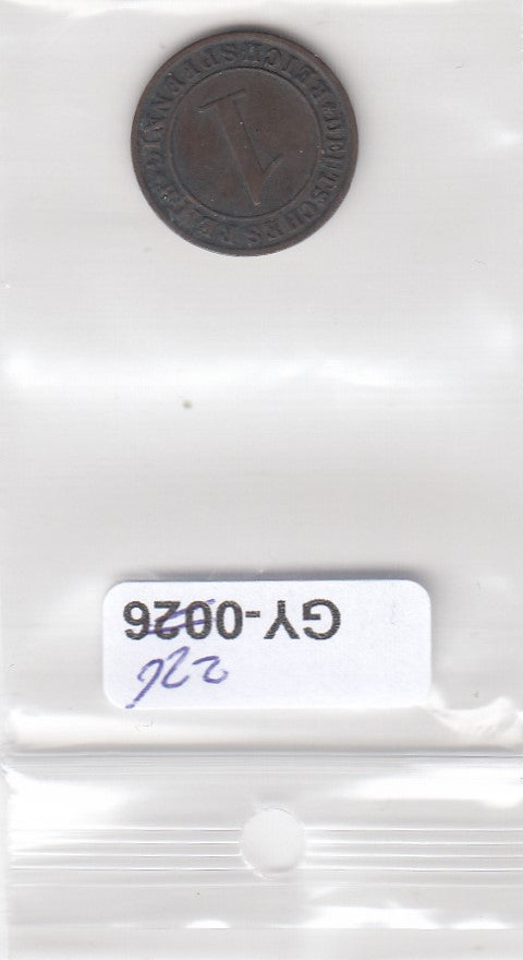 S1-GY1-0226 DUITSLAND 1 reichs pfennig 1931 F VF KM37