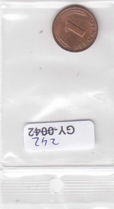 S1-GY1-0242 DUITSLAND 1 pfennig 1986 D ZFR KM105