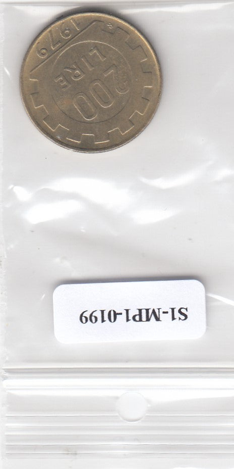 S1-MP1-0199 ITALY 200 LIRE 1979  VF