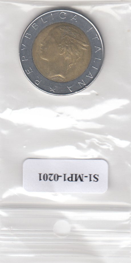 S1-MP1-0201 ITALY 500 LIRE 1985  VF