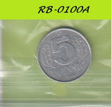 S1-RVB-0100 DUITSLAND DDR 5 PFENNIG 1968 ZFR