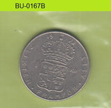 S1-RVB-0167 SWEDEN 1 KRONE 1972  VF KM-826a