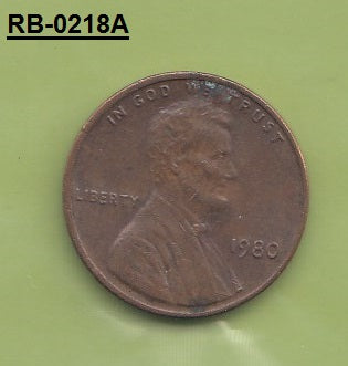 S1-RVB-0218 United States 1 CENT 1980  VF