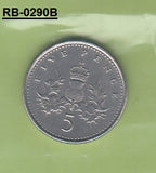 S1-RVB-0290 Groot-Brittannië 5 pence 2000 XF