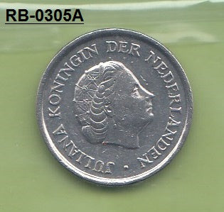 S1-RVB-0305 NEDERLAND 25 CENTS 1980  XF