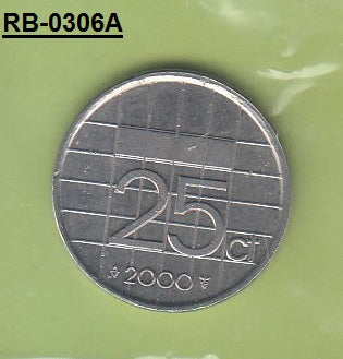 S1-RVB-0306 NEDERLAND 25 CENTS 2000 XF