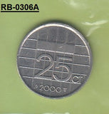 S1-RVB-0306 NEDERLAND 25 CENTS 2000 XF