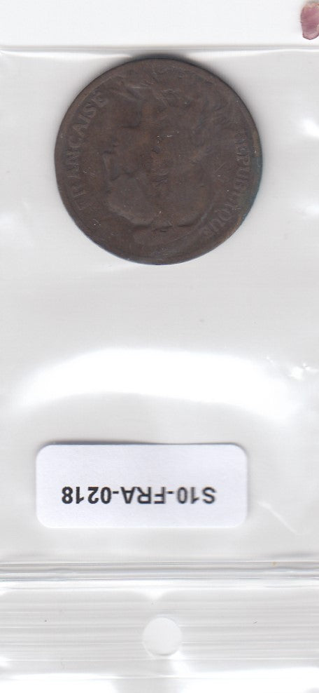 S10-FRA-0218 FRANKRIJK 5 centimes 1901  KM842 FI/VF
