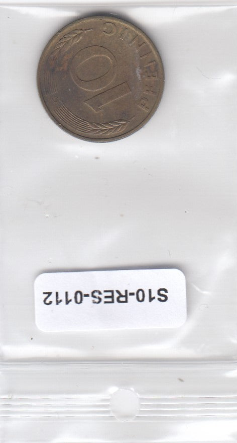 S10-RES-0112 Duitsland 10 pfennig 1980 vf km108 g