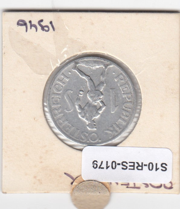 S10-RES-0179 Oostenrijk 1 Shilling 1946 VF KM2871