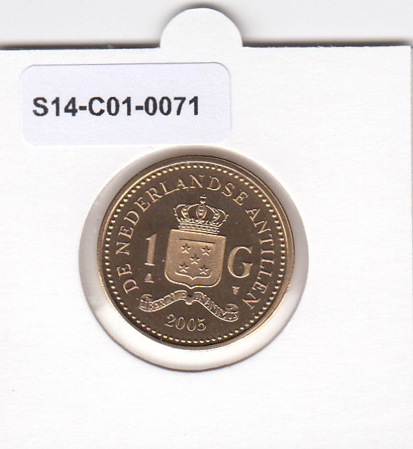 S11-C01-0071-06 Nederlandse Antillen 1 gulden 2005 FDC KM# 37