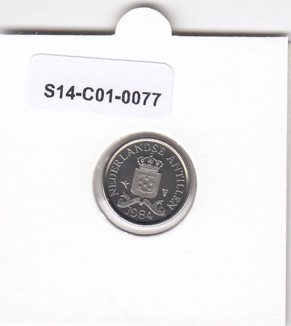 S11-C01-0077 Nederlandse Antillen 10 cent 1984 FDC KM# 10