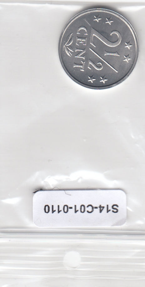 S11-C01-0110 Nederlandse Antillen 2 1/2 cent 1984 FDC KM# 9a