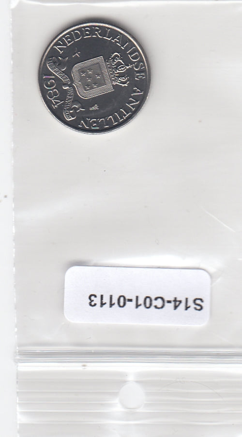 S11-C01-0113 Nederlandse Antillen 25 cent 1984 FDC KM# 11