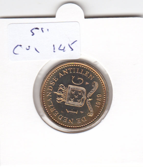 S11-C01-0145 Nederlandse Antillen 1 gulden 1989 FDC KM37