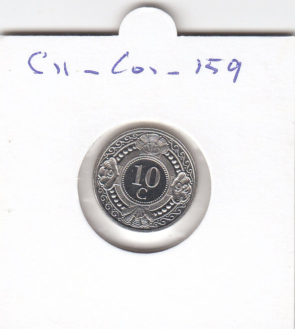 S11-C01-0159 Nederlandse Antillen 10 cent 1992 FDC KM34