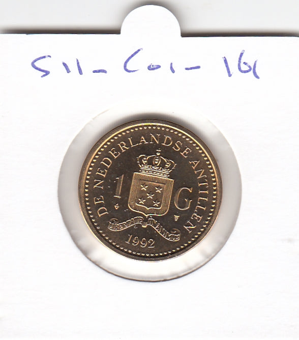 S11-C01-0161 Nederlandse Antillen 1 gulden 1992 FDC KM37