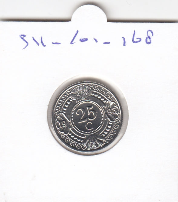 S11-C01-0168 Nederlandse Antillen 25 cent 1993 FDC KM35