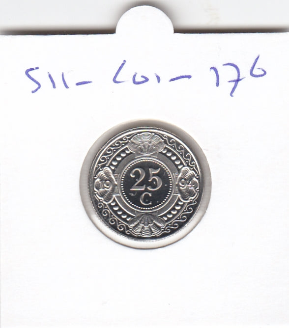 S11-C01-0176 Nederlandse Antillen 25 cent 1994 FDC KM35