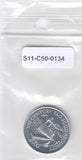 S11-C50-0134 Panama 1 centesimo 2000 MS65 km132  fao